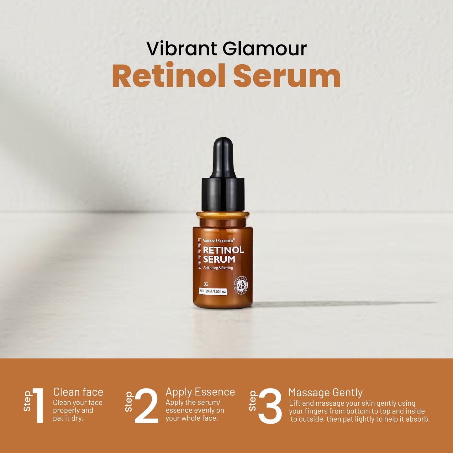 Vibrant Glamour Double Retinol Serum Anti aging 30ml