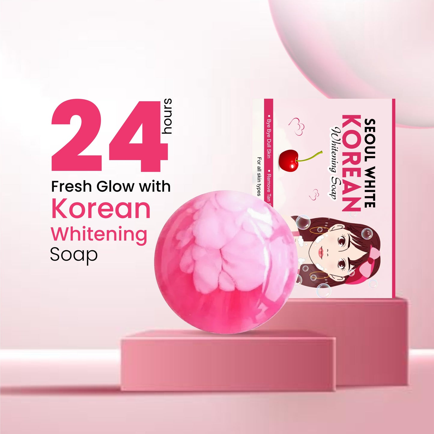 Seoul White Rice Korean Whitening Soap