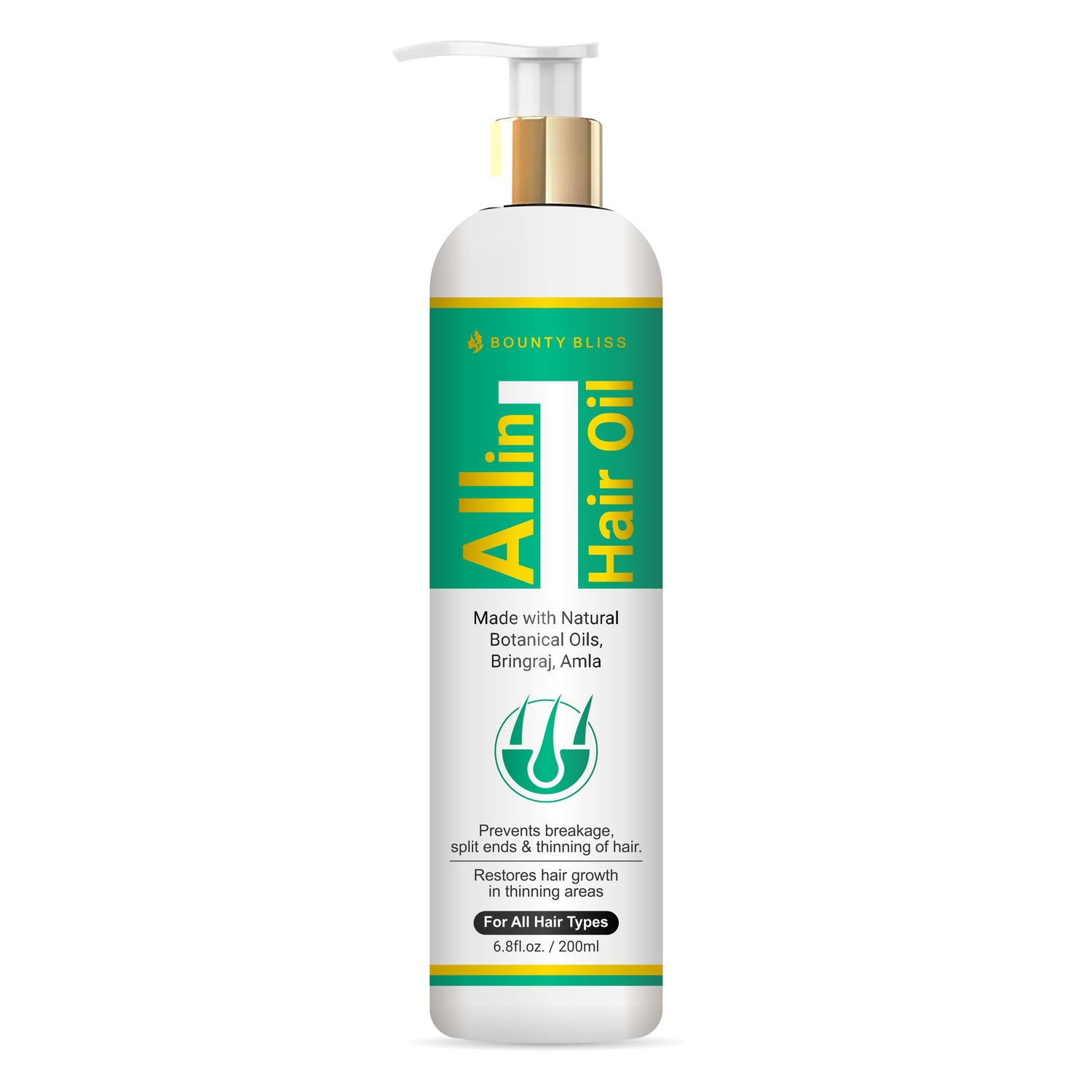 Bounty Bliss All In One Hair Oil With Tea Tree And Rosemary Essential Oils