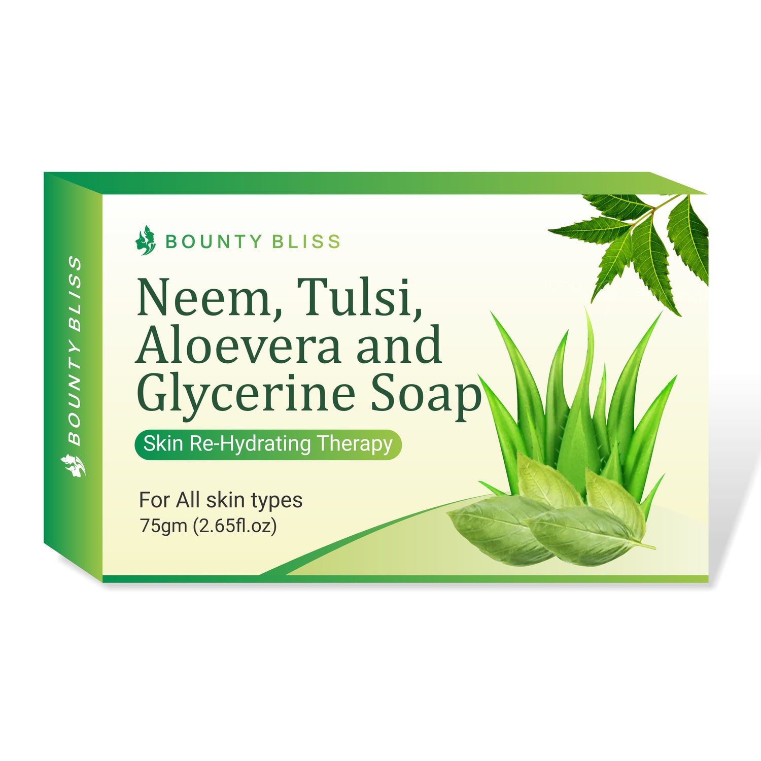 Bounty Bliss Neem, Tulsi, Aloevera Soap