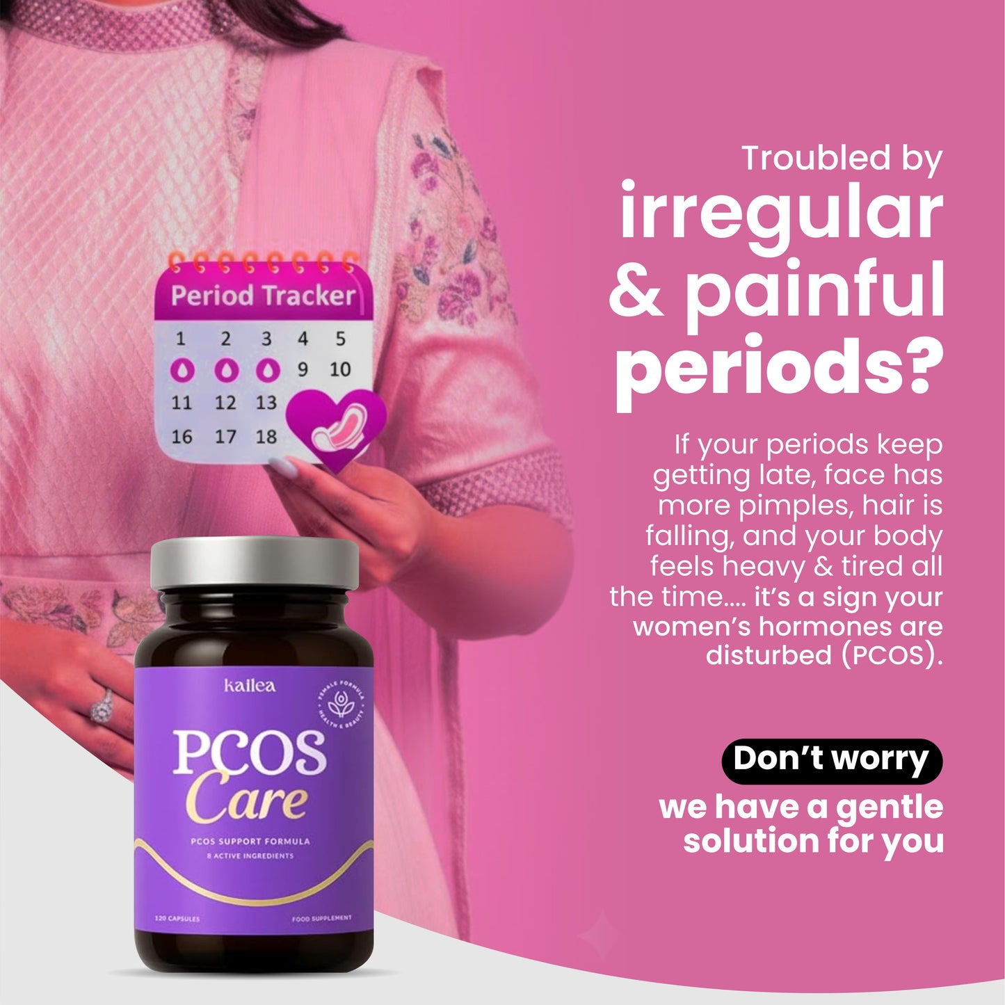 Kilea Menstrual Cycle Menopause for Monthly Cycles Bloating Cramping Mood Headaches