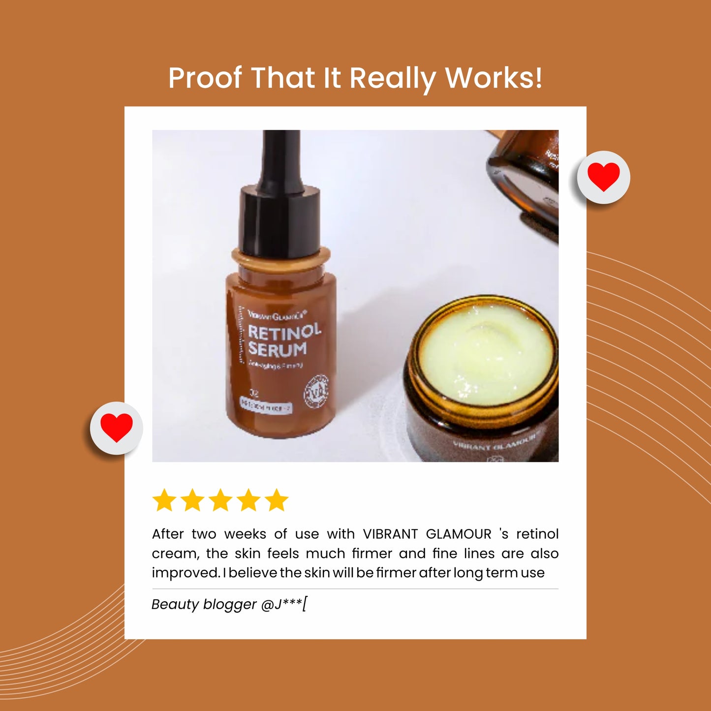 Vibrant Glamour Double Retinol Serum Anti aging 30ml