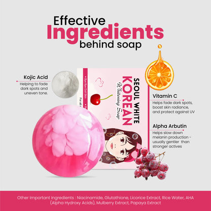 Seoul White Rice Korean Whitening Soap