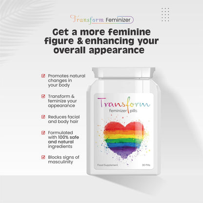 Transform Feminizer Natural Overall Appearance 30 Caps