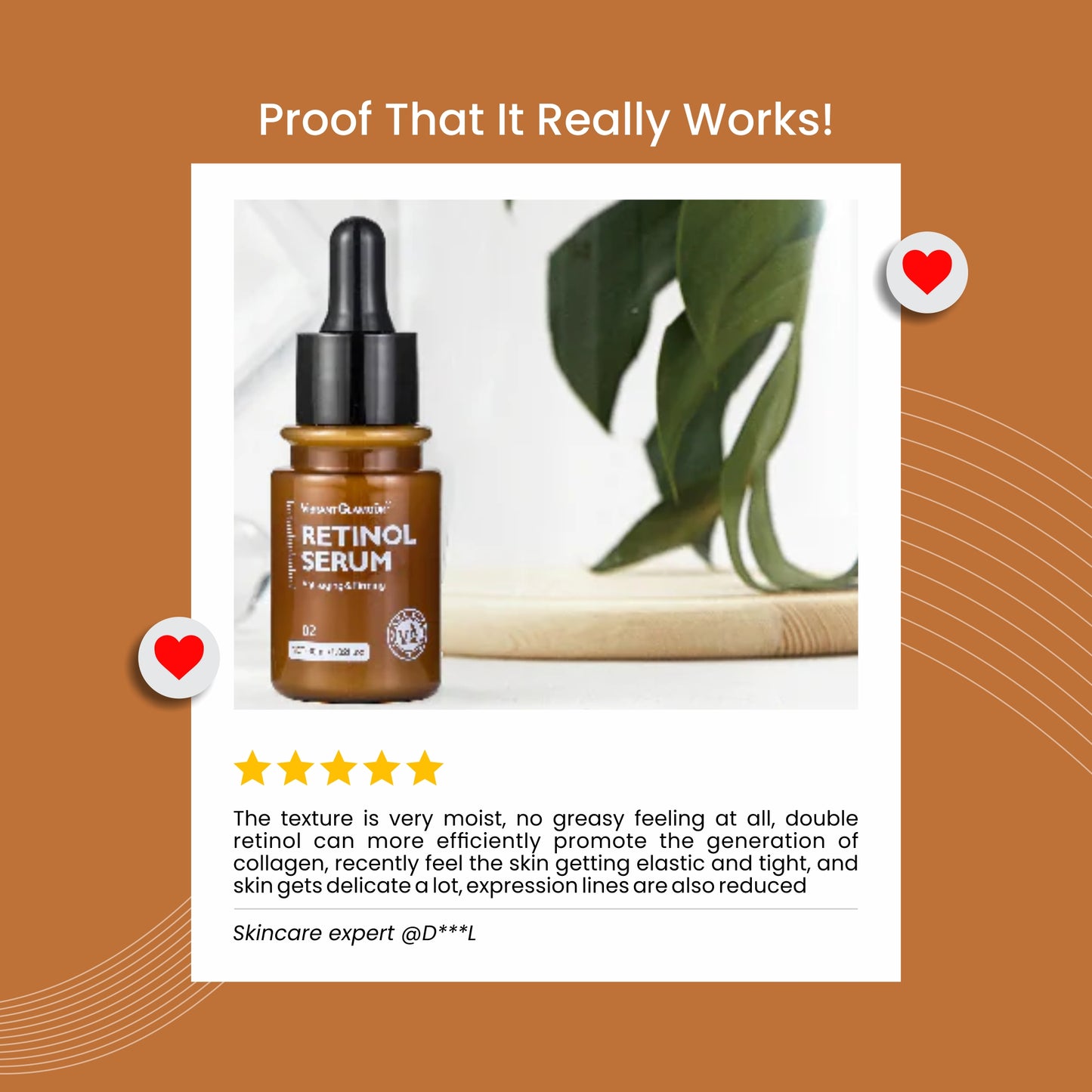 Vibrant Glamour Double Retinol Serum Anti aging 30ml