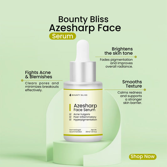Bounty Bliss Azesharp Face Serum – Brightening & Acne-Fighting Serum for Clear, Even-Toned Skin – 30ml