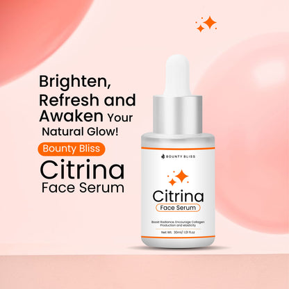 Bounty Bliss Citrina Face Serum – Brightening & Hydrating Facial Serum for Radiant, Even-Toned Skin – 30ml