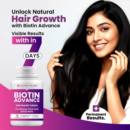 Bounty Bliss Biotin Advance Hair Growth Tablets