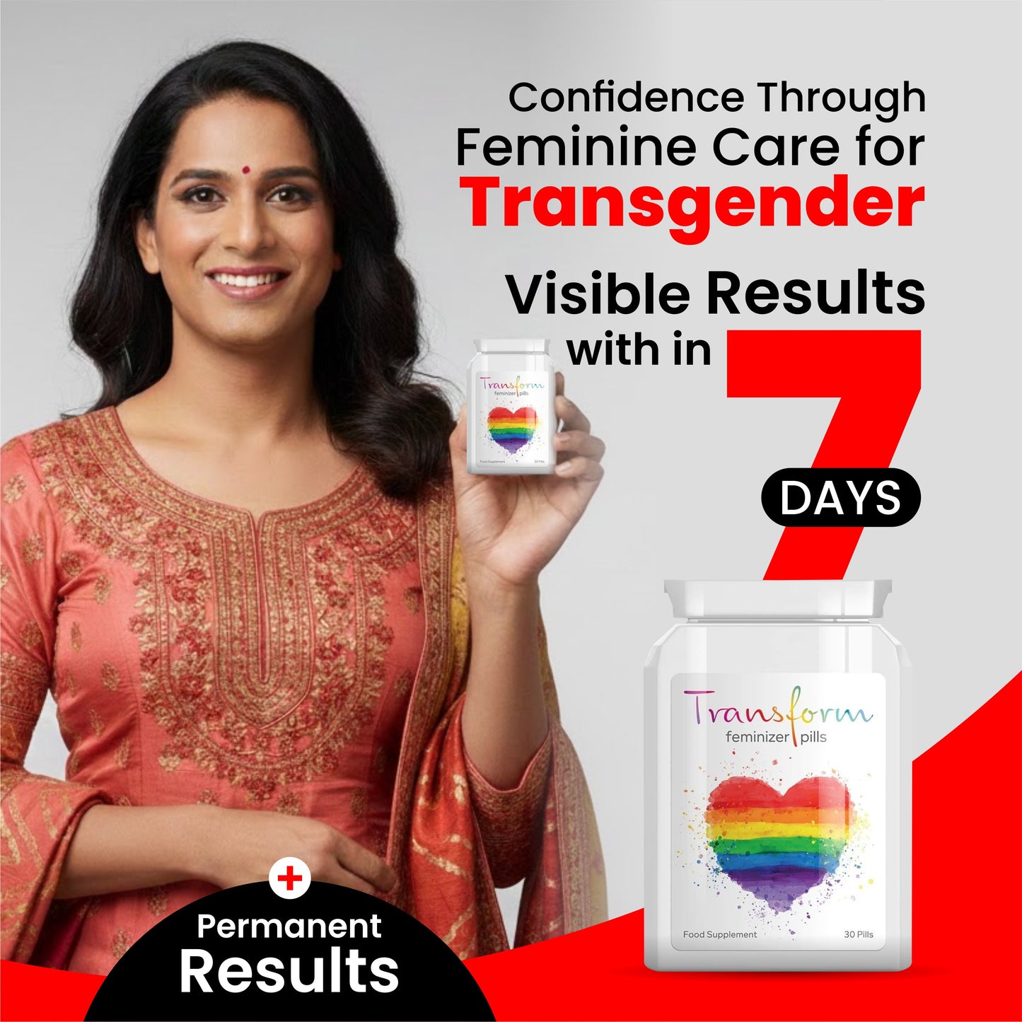 Transform Feminizer Natural Overall Appearance 30 Caps