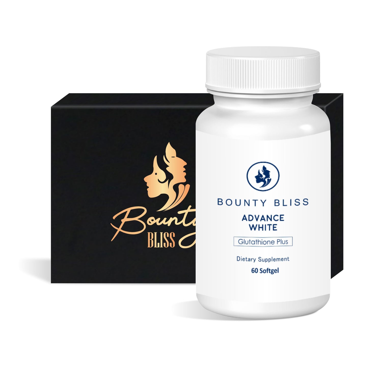 Bounty Bliss Advance White Glutathione Plus 60 Softgels