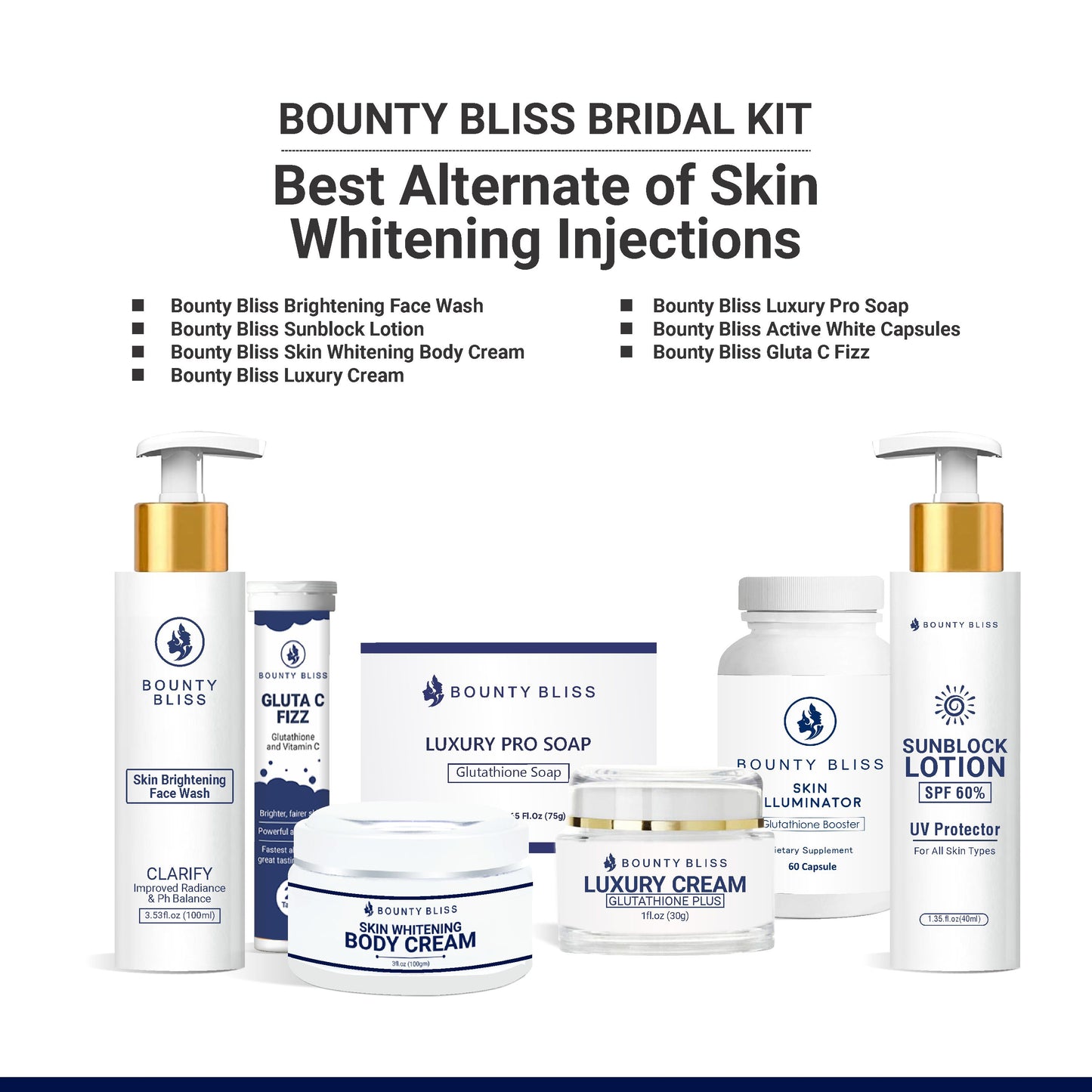 Bounty Bliss Skin Whitening Bridal Kit