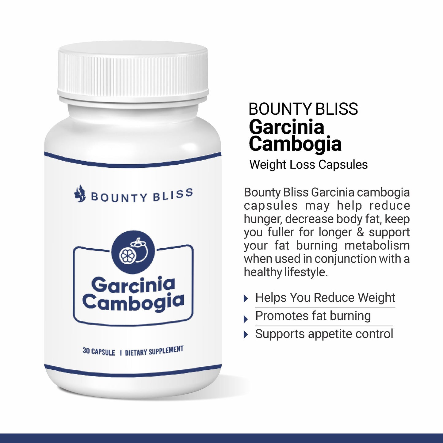 Bounty Bliss Garcinia Cambogia Weight Loss Capsules