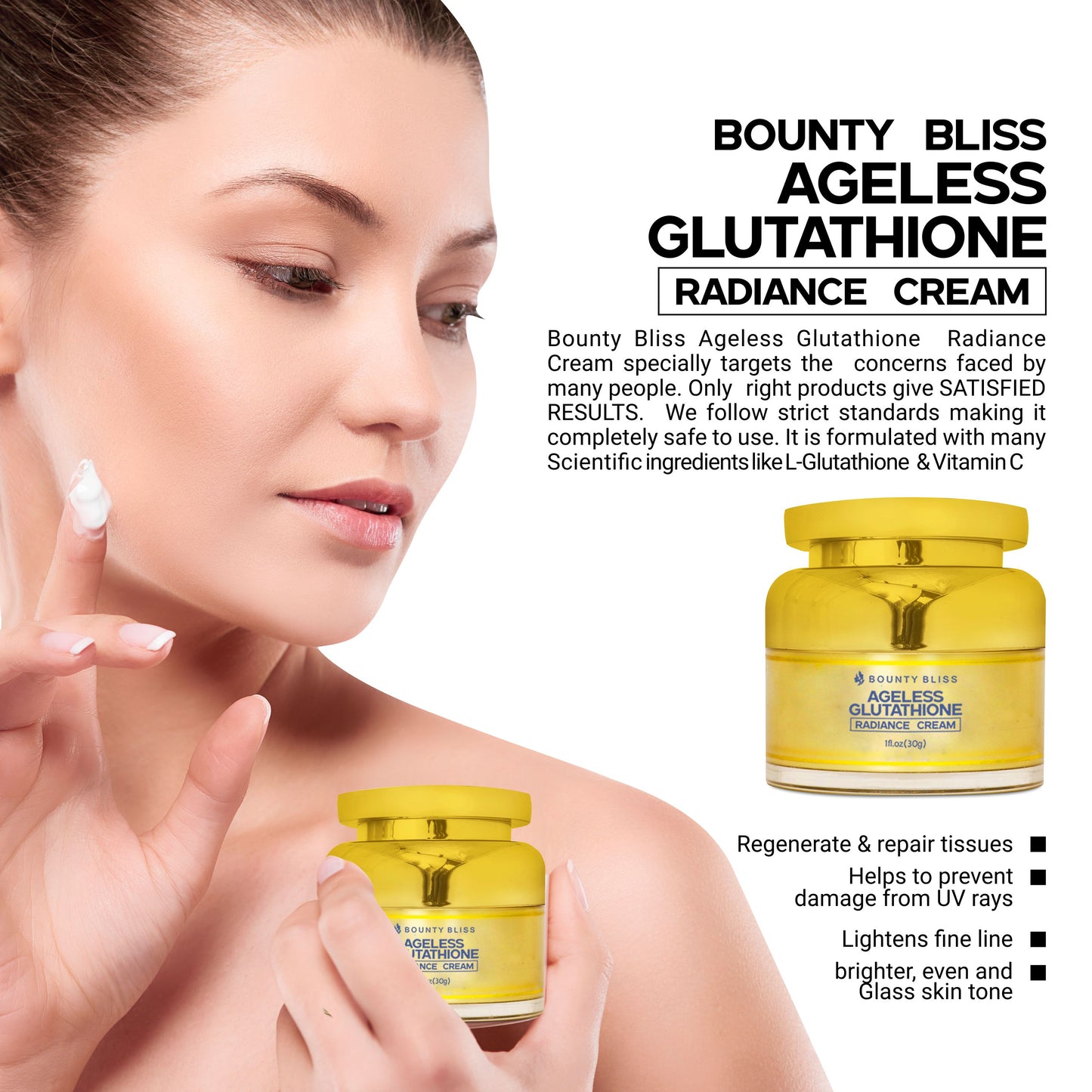 Bounty Bliss Ageless Glutathione Radiance Cream