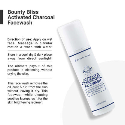 Bounty Bliss Activated Charcoal Face Wash All Skin