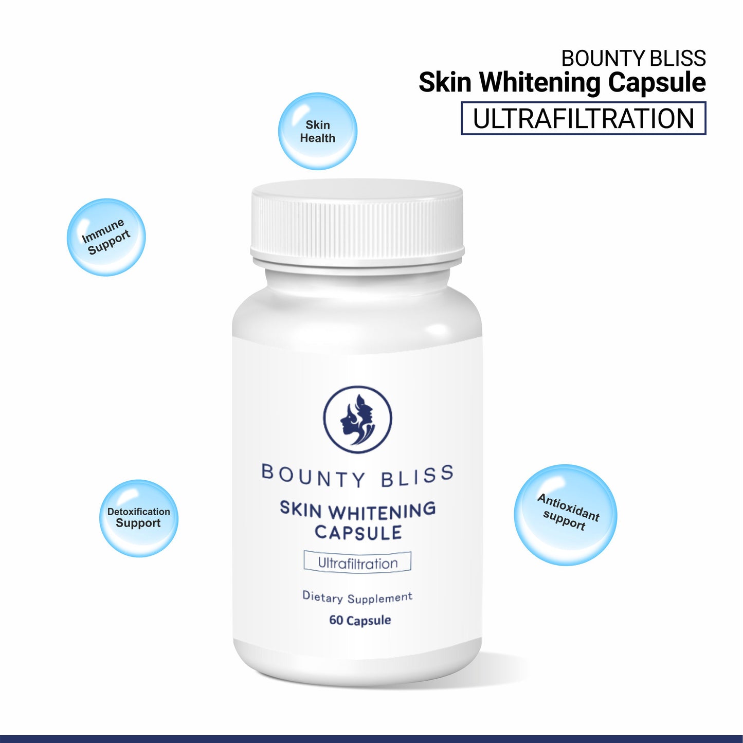 Bounty Bliss Ultrafiltration Skin Whitening 60 Capsules