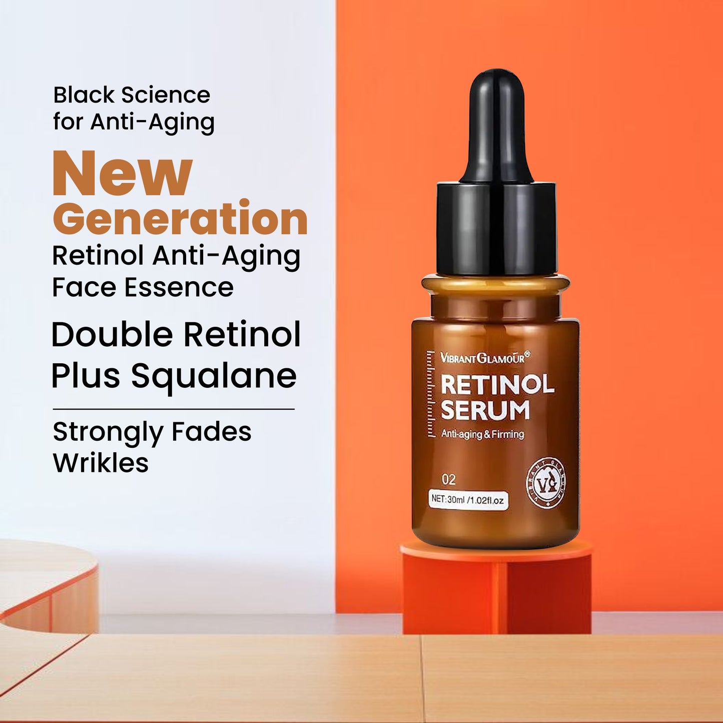 Vibrant Glamour Double Retinol Serum Anti aging 30ml