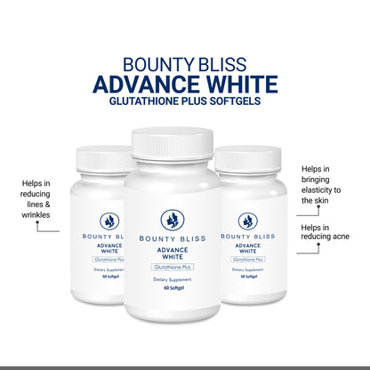 Bounty Bliss Advance White Glutathione Plus 60 Softgels