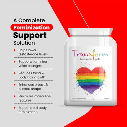 Transform Feminizer Natural Overall Appearance 30 Caps