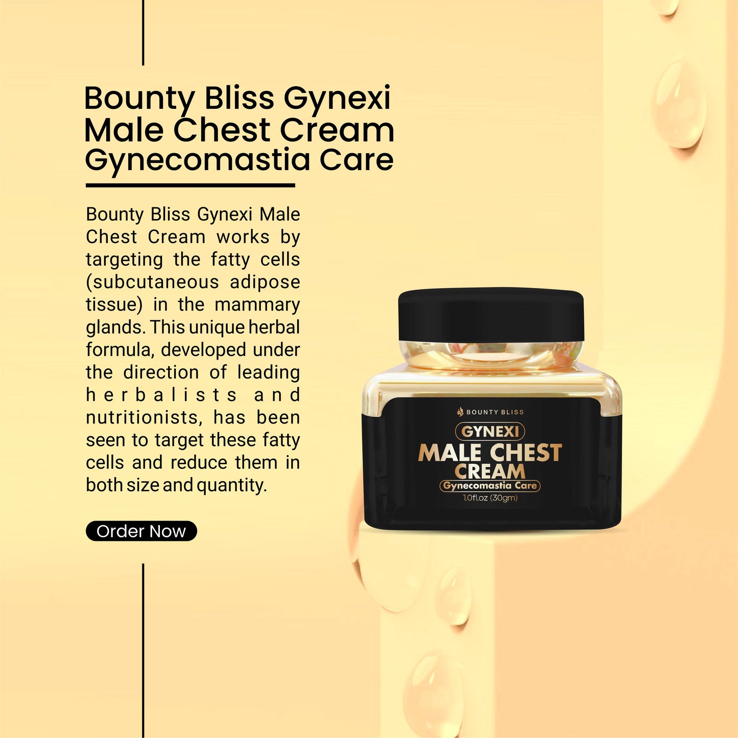 Bounty Bliss Male Chest Firming & Tightening Cream – Reduce Chest Fat Appearance