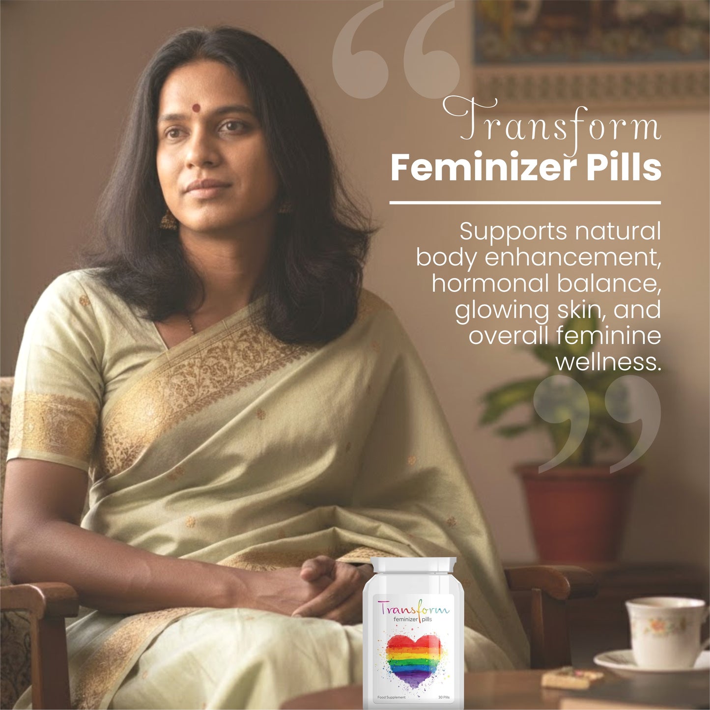 Transform Feminizer Natural Overall Appearance 30 Caps