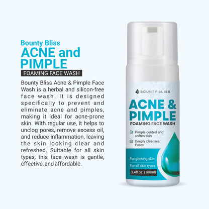 Bounty Bliss Acne & Pimple Foaming Face Wash