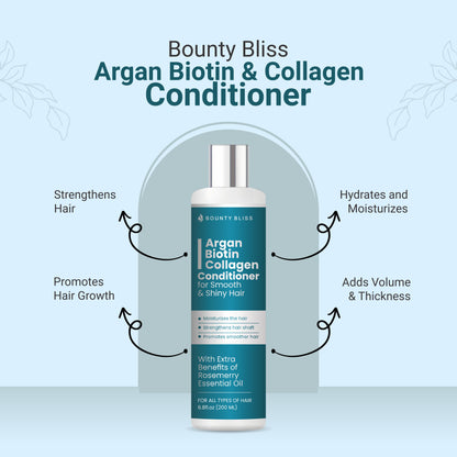 Bounty Bliss Argan Biotin & Collagen Conditioner