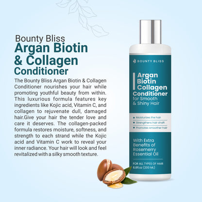 Bounty Bliss Argan Biotin & Collagen Conditioner