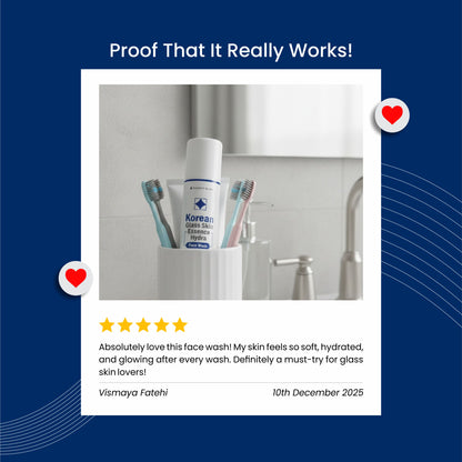 Bounty Bliss Korean Glass Face Wash | Gentle Cleanser for Glowing Glass Skin