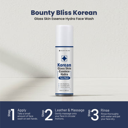 Bounty Bliss Korean Glass Face Wash | Gentle Cleanser for Glowing Glass Skin