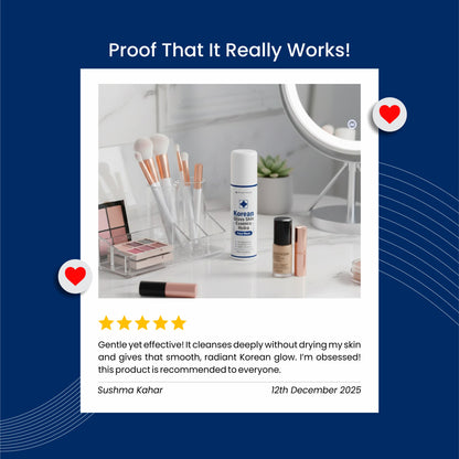 Bounty Bliss Korean Glass Face Wash | Gentle Cleanser for Glowing Glass Skin