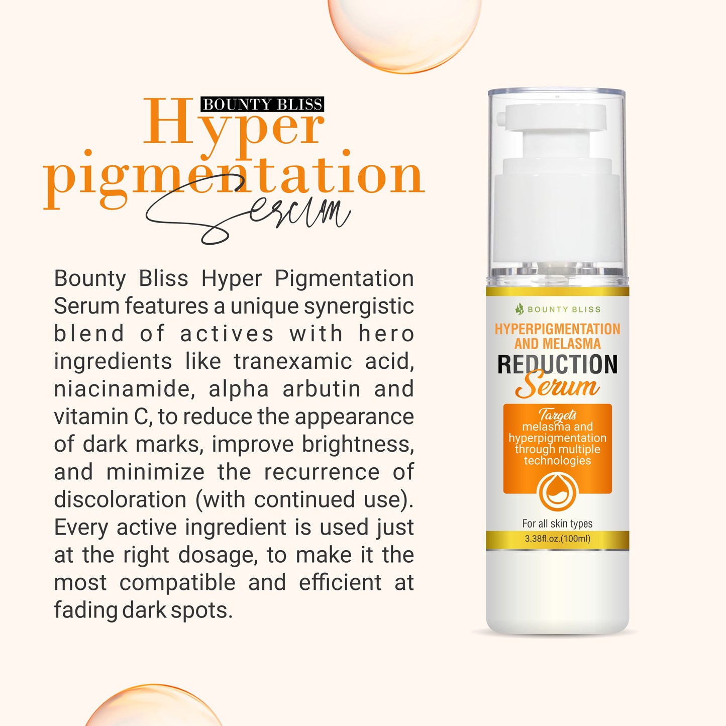 Bounty Bliss Hyperpigmentation Melasma Reduction Serum