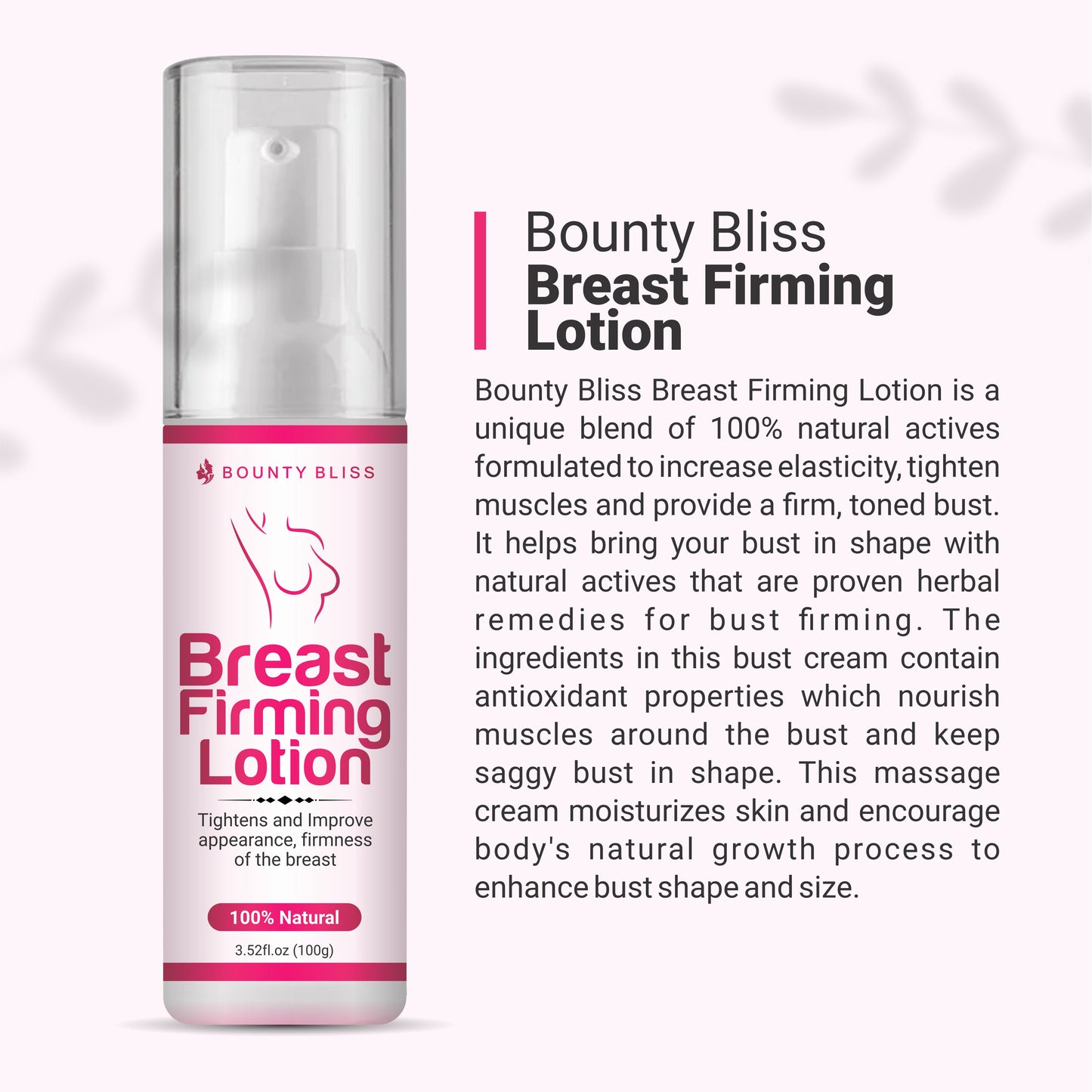 Bounty Bliss Advanced Breast Firming Lotion With Almond Oil, Olive oil & Vitamin E