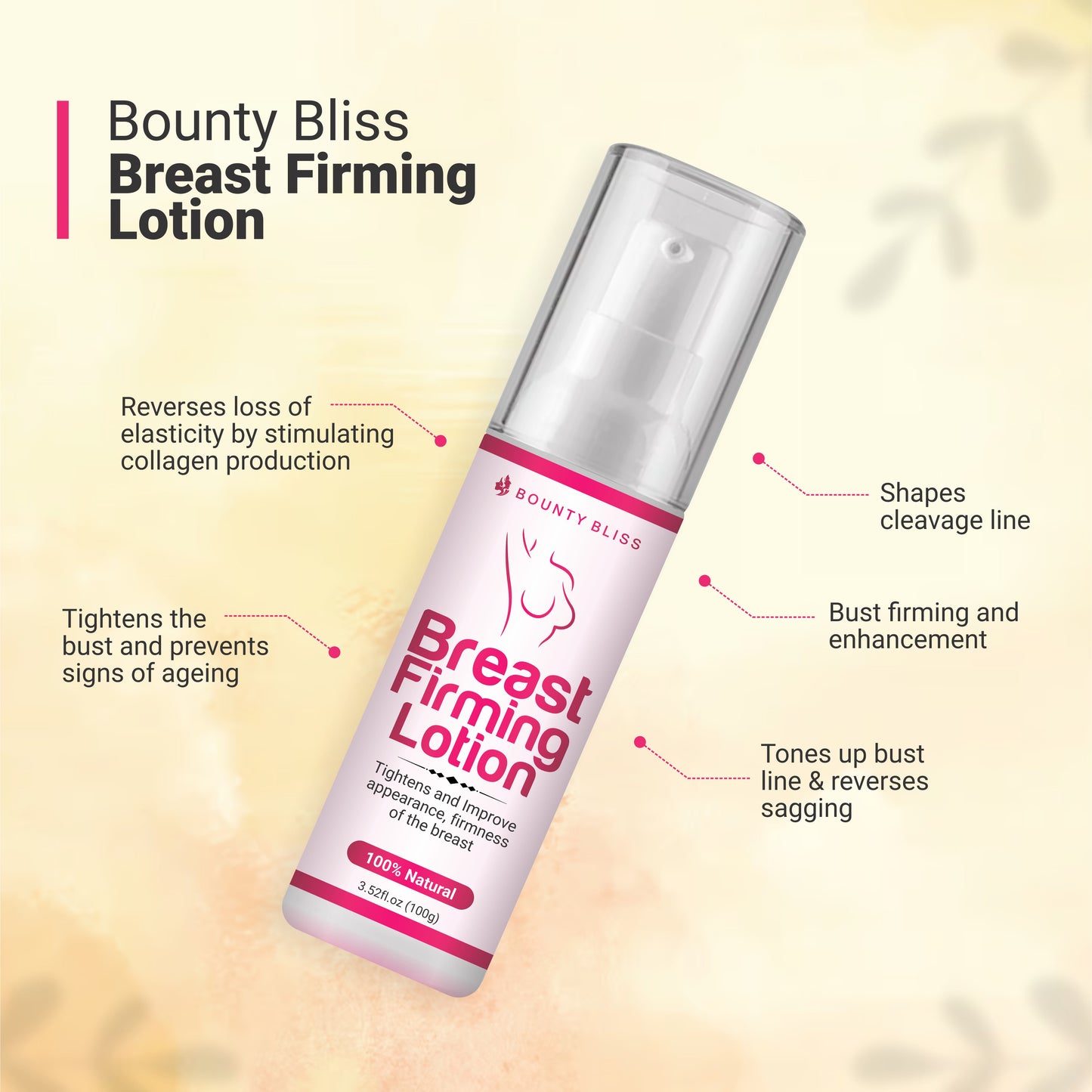 Bounty Bliss Advanced Breast Firming Lotion With Almond Oil, Olive oil & Vitamin E