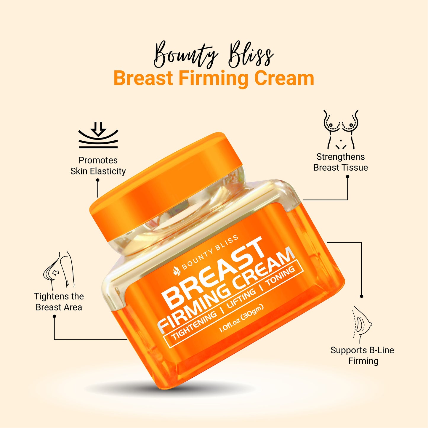 Bounty Bliss Breast Firming Cream for Breast Lifting & Tightening 30 GM