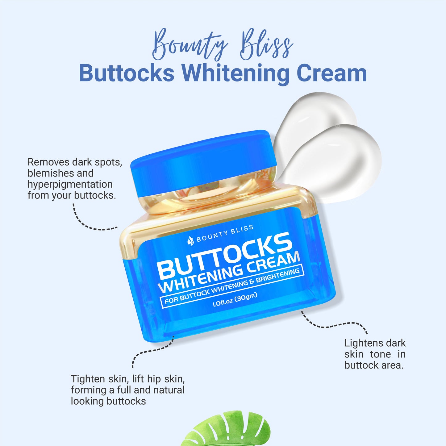 Bounty Bliss Buttock Bum Whitening Cream