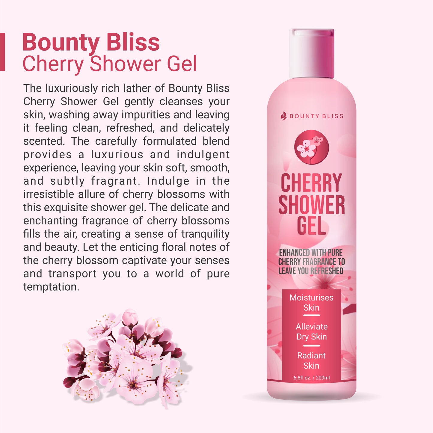 Bounty Bliss Cherry Shower Gel