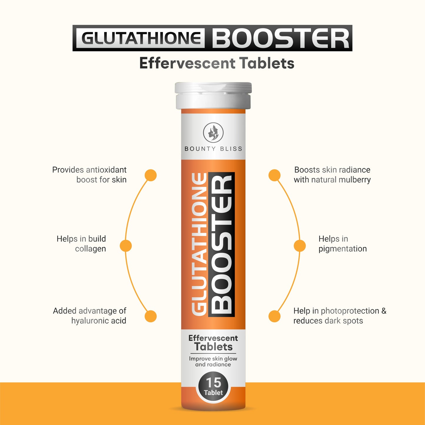 Bounty Bliss Glutathione Booster Effervescent Tablets