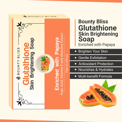 Bounty Bliss Glutathione Papaya Skin Brightening Soap