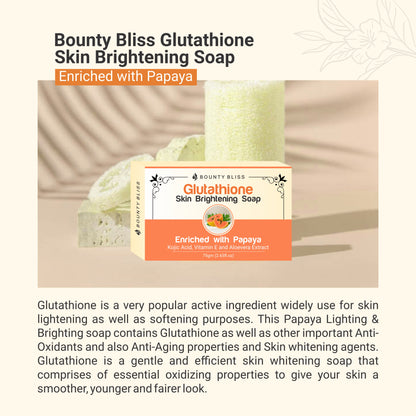 Bounty Bliss Glutathione Papaya Skin Brightening Soap