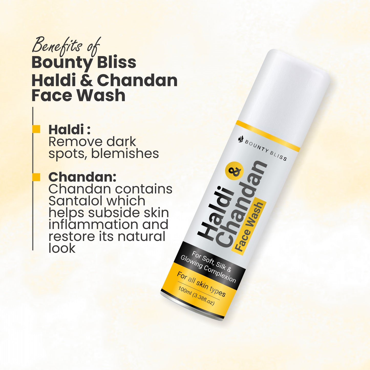 Bounty Bliss Haldi & Chandan Face Wash