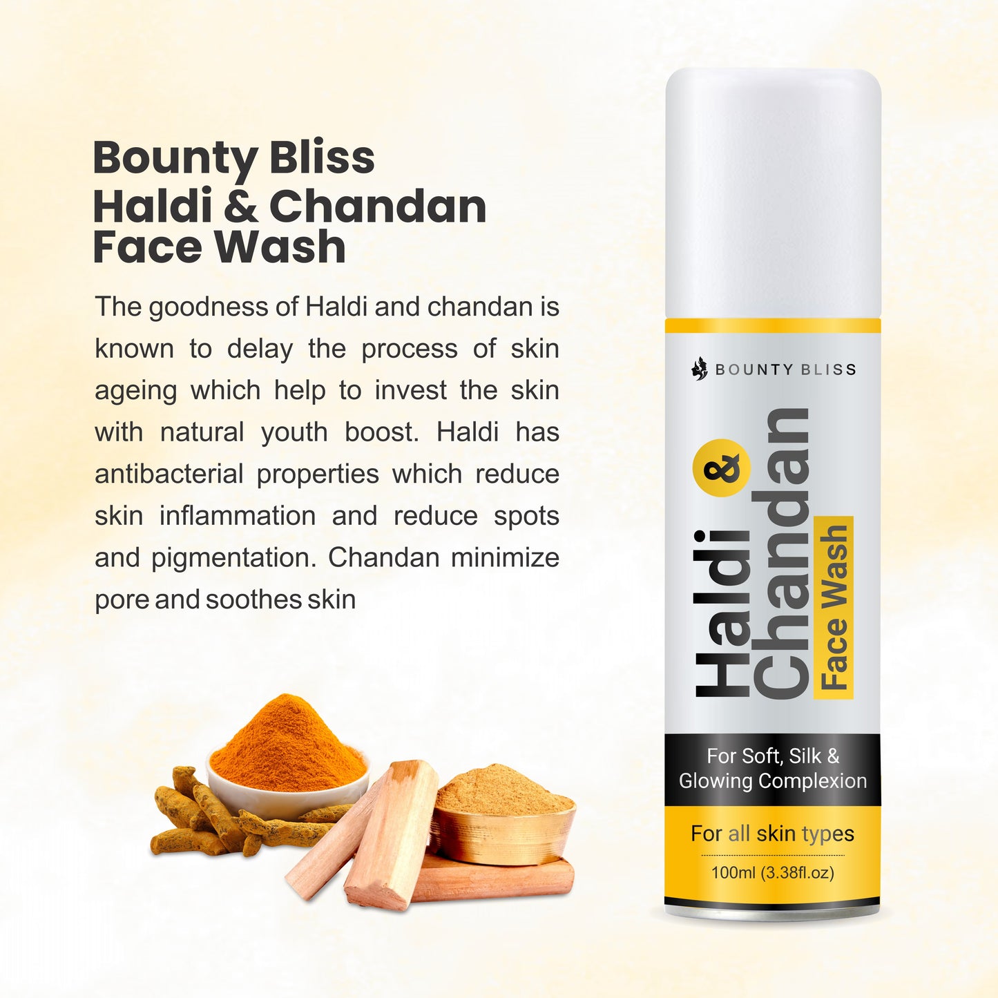 Bounty Bliss Haldi & Chandan Face Wash