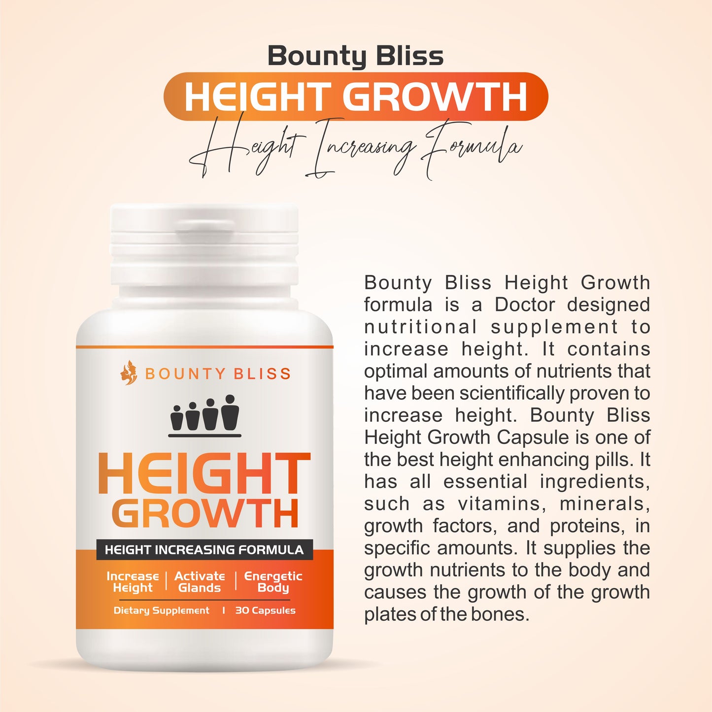 Bounty Bliss Height Growth Capsules