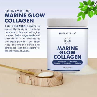 Bounty Bliss Marine Glow Collagen Peptides Powder