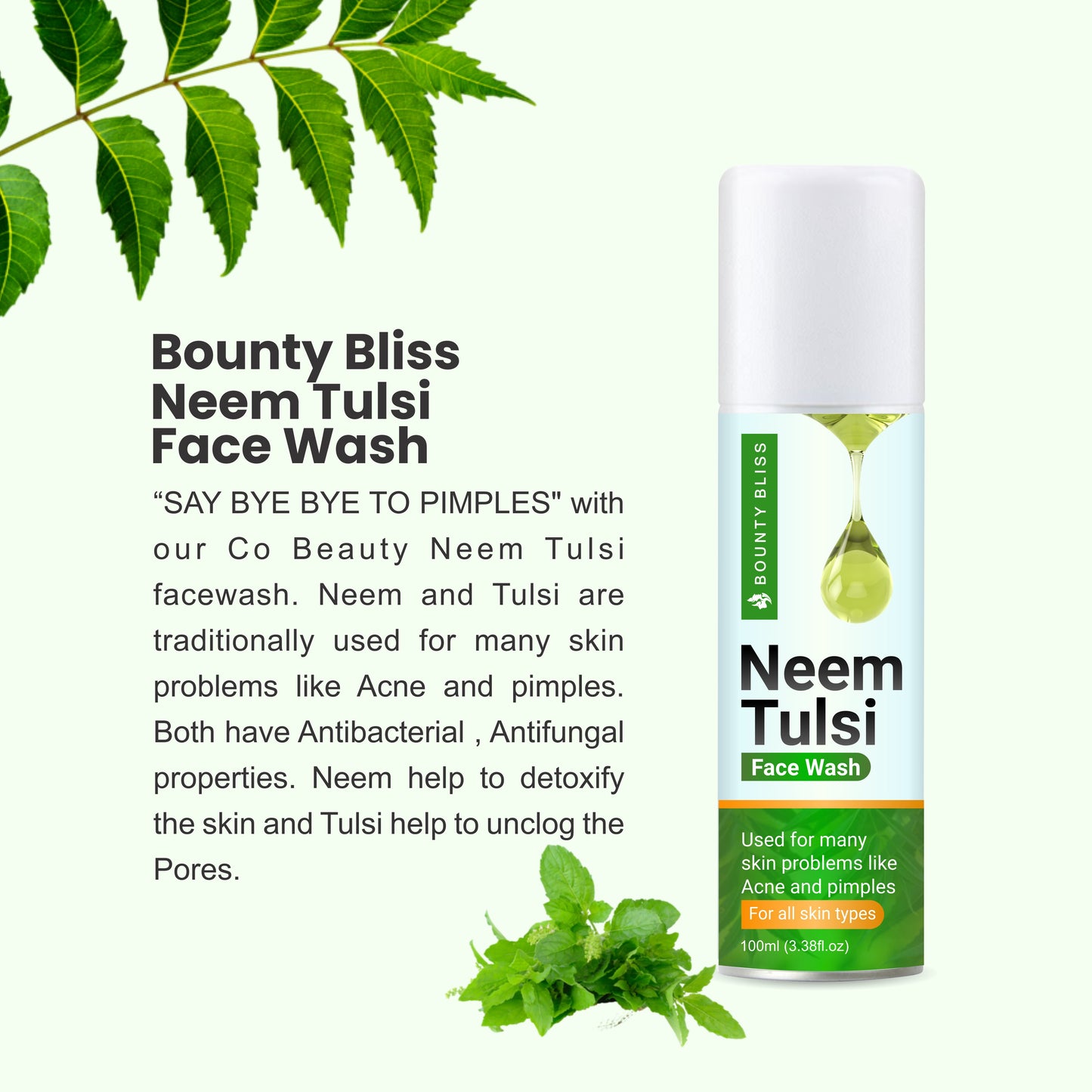 Bounty Bliss Neem Tulsi Face Wash