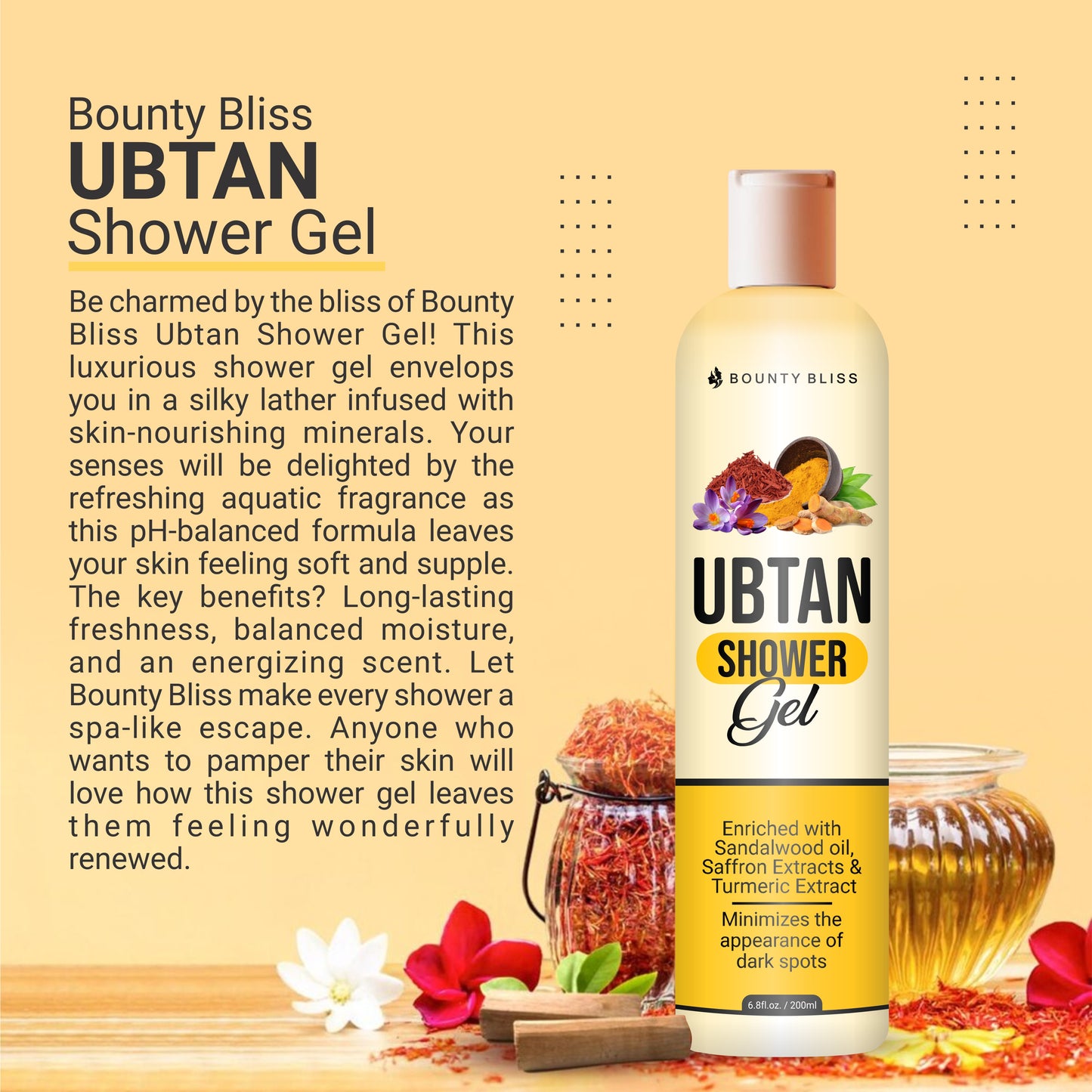 Bounty Bliss Ubtan Shower Gel