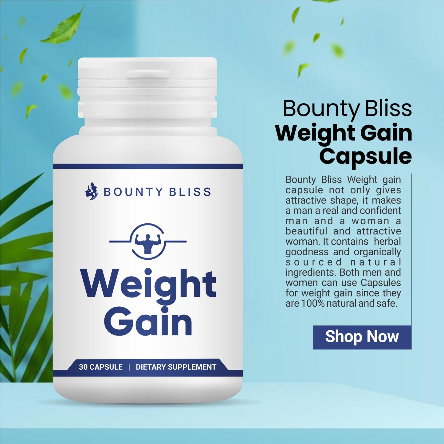 Bounty Bliss Weight Gain 30 Capsules