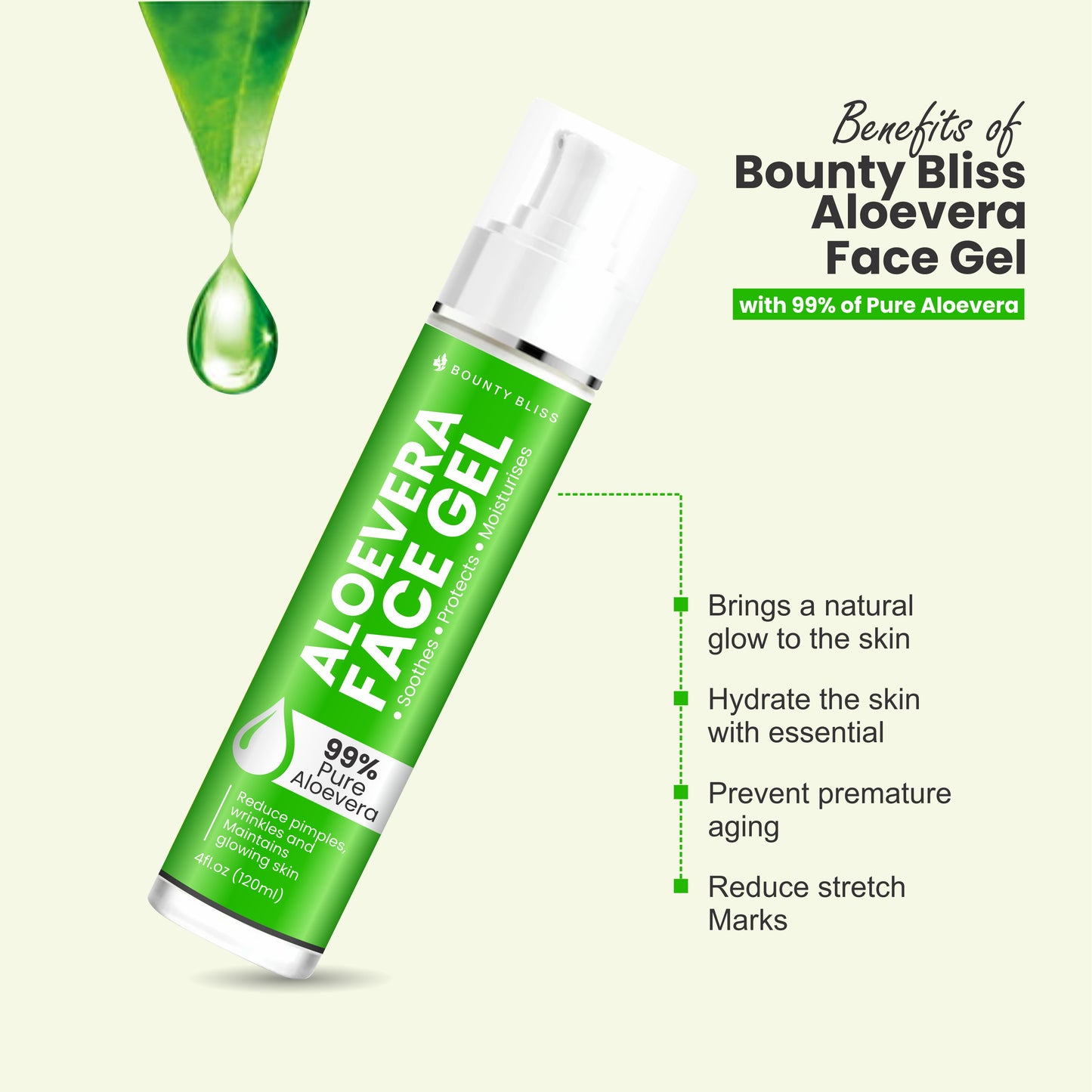 Bounty Bliss Aloevera Face Gel