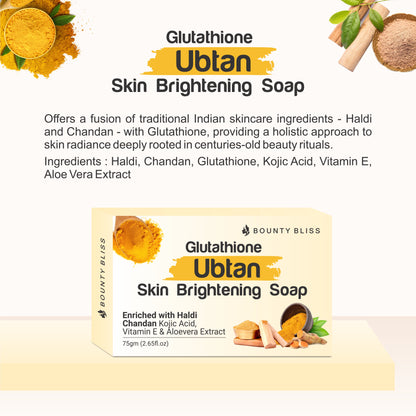 Bounty Bliss Glutathione Ubtan Skin Brightening Soap