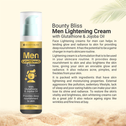 Bounty Bliss Men Lightening Cream With Glutathione & Jojoba Oil