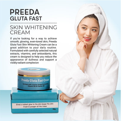 Preeda Gluta Fast Skin Brightening Face Cream 50 gm
